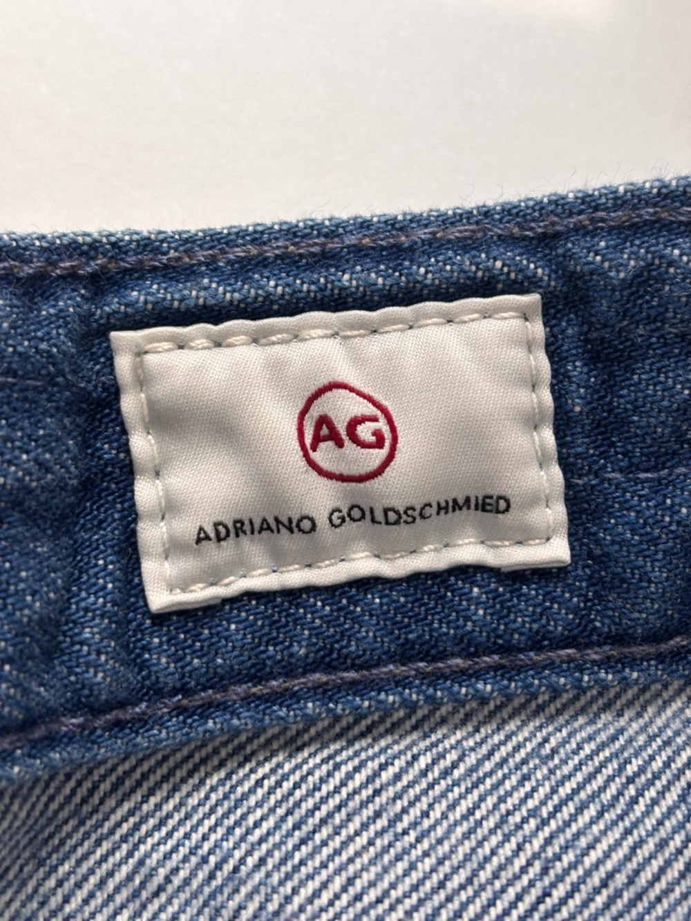Ag Adriano Goldschmied Beryl Blue Ex Boyfriend Raw Hem 7" Denim Bermuda Shorts - Picture 11 of 12